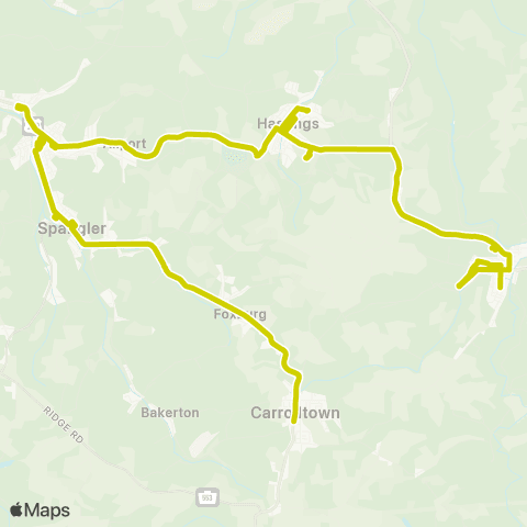 CamTran Patton-N.Cambria Loop map