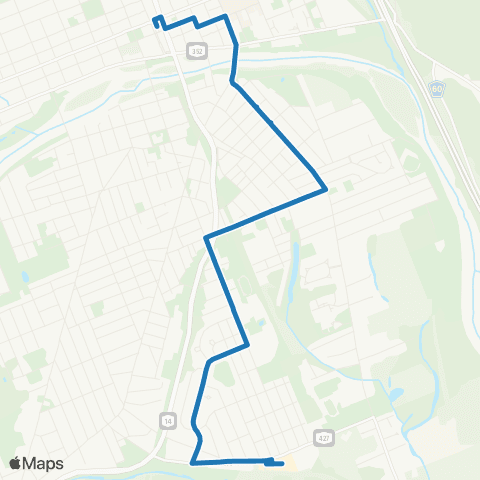 CTRAN Southtown map