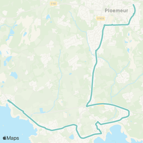 IZILO Ploemeur le Courégant – Ploemeur St Déron map