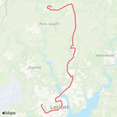 IZILO Cleguer la Croix Rouge - Lorient Port de Pêche map