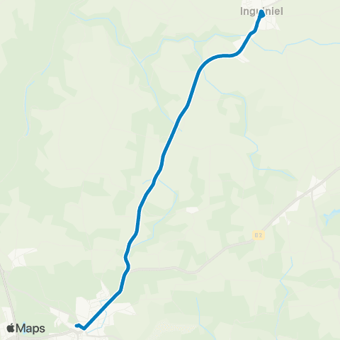 IZILO Inguiniel Mairie - Plouay Gare Déchanges map