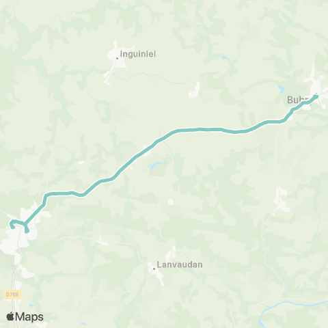 IZILO Bubry Centre - Plouay Gare Routière map