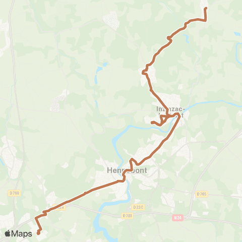 IZILO Navette Fonderie de Bretagne / Inzinzac-Lochrist Penquesten - Hennebont - Fonderie de Bretagne map