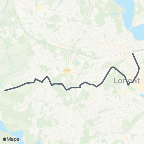 IZILO Lorient Gare Déchanges - Lorient le Divit map