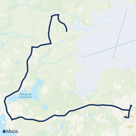 CTRL Scolaires Guidel Keriouay - Ploemeur Fort Bloqué - Ploemeur Église - Collèges et Écoles Primaires map