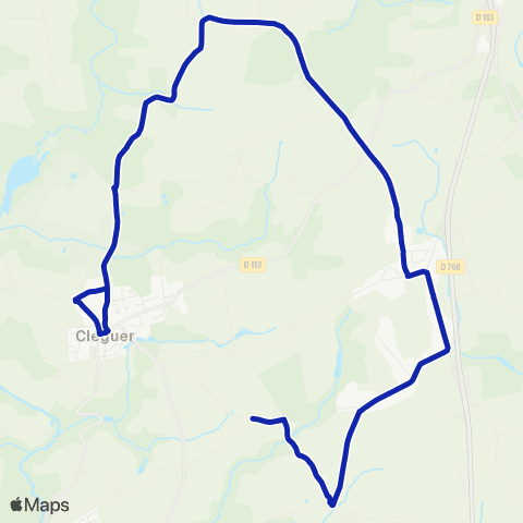CTRL Scolaires Pont Scorff Bas Pont Scorff - Cleguer Écoles Primaires map