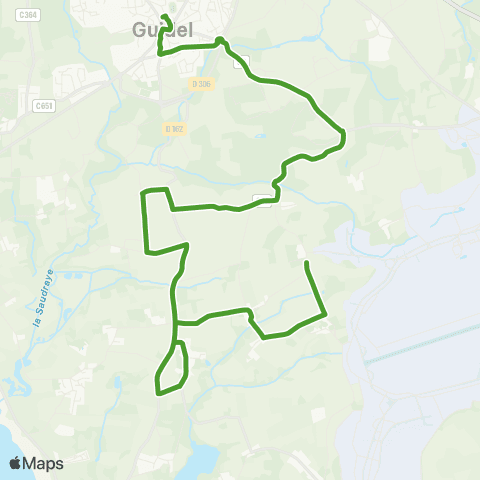 CTRL Scolaires Guidel Kerembarz - Guidel Collège St-Jean map