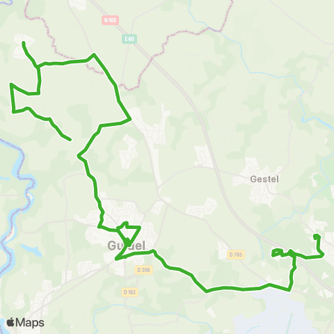 CTRL Scolaires Guidel Keryhuel - Guidel Collège St-Jean - Queven Collège Kerbellec map