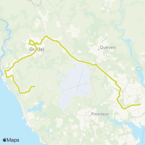 CTRL Scolaires Guidel Croix Notre Dame - Guidel Ctre - Lorient Collèges, Lycées et Uni map