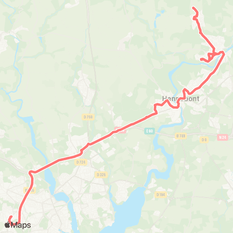 CTRL Scolaires Inzinzac-Lochrist Mané Bihan - Hennebont Collèges et Lycées - Lorient Collège et Lycée St-Joseph / Lycée Notre Dame de la Paix map