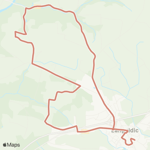 CTRL Scolaires Languidic Kermoël - Languidic Pl. Guillerme / Collège St Aubin map