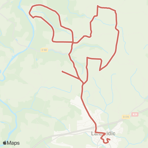 CTRL Scolaires Languidic Kermoël / Kervidel - Languidic Pl. Guillerme / Collège St Aubin map