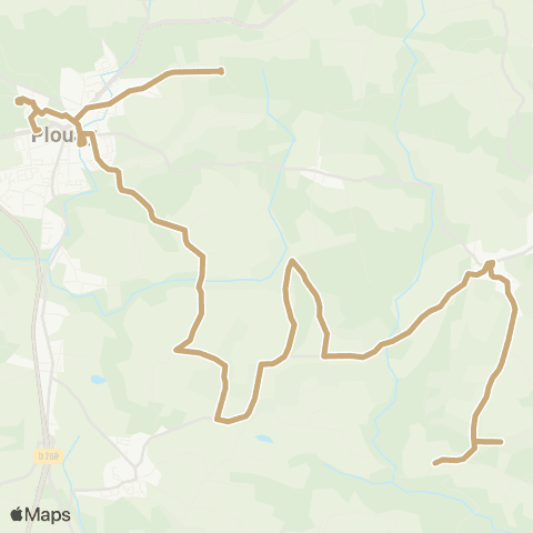 CTRL Scolaires Lanvaudan le Glievec - Calan - Plouay Collèges map