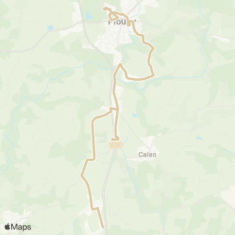 CTRL Scolaires Cleguer Kerganaouen / l'Enfer - Plouay Collèges map