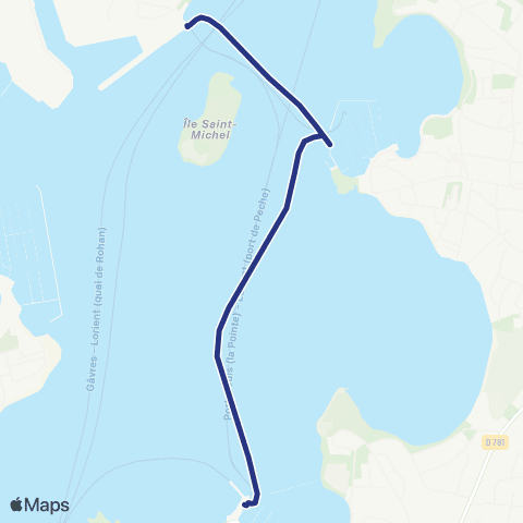 CTRL Maritimes Port Louis la Pointe - Lorient Port de Pêche map