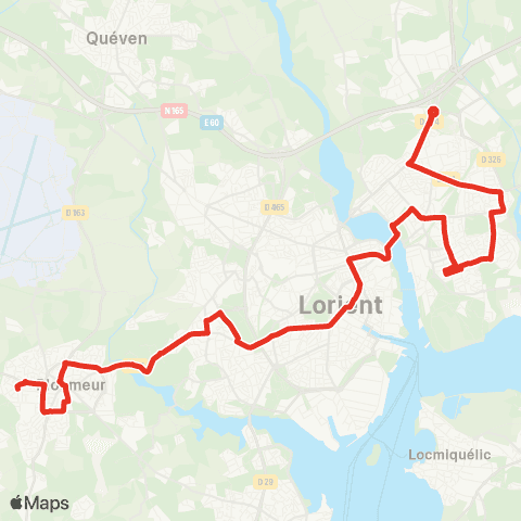 IZILO Ploemeur les Pins - Lanester Parc des Expositions map