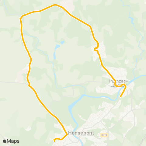CTRL Scolaires Hennebont Kerlois - Hennebont Malachappe map