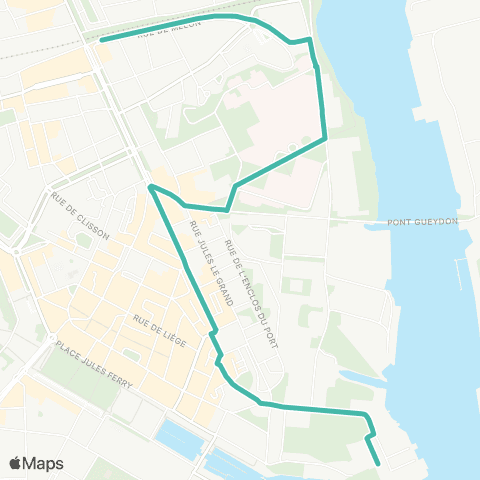 IZILO Lorient Gare d'Échanges - Péristyle map