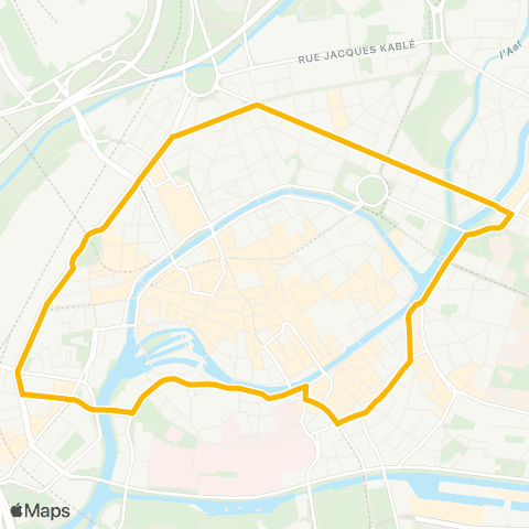 CTS Gare Centrale - Musée d'Art Moderne - Gallia map