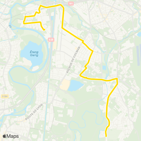 CTS Unterelsau - Neuhof Ganzau map