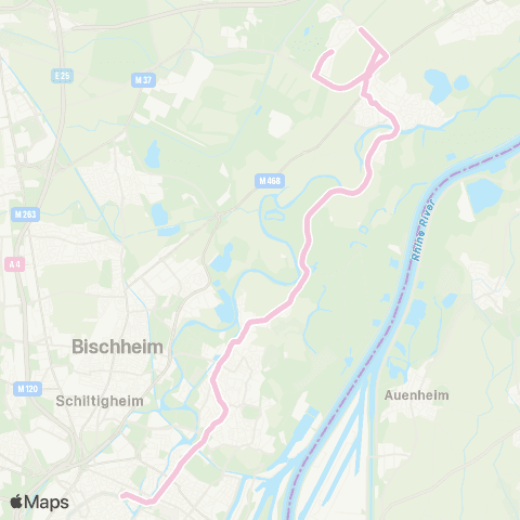 CTS République - La Wantzenau Le Golf map