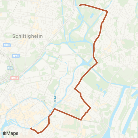 CTS Pont Saint-Nicolas - Pont Phario map