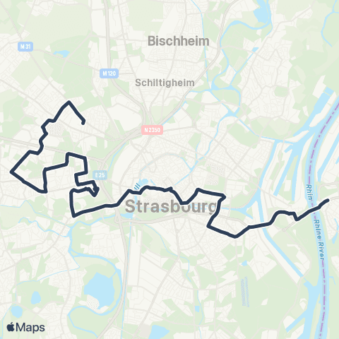 CTS Kehl Bahnhof - Mathieu Zell map