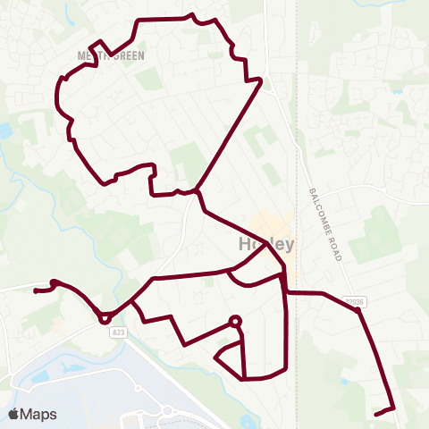 Compass Travel Meadowcroft Close - Meadowcroft Close map