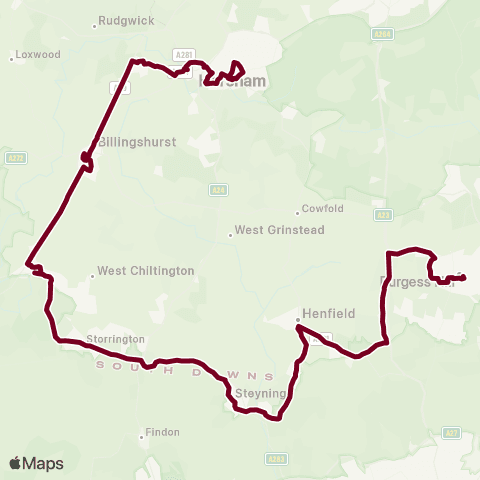 Compass Travel Bus Station - Church Road map