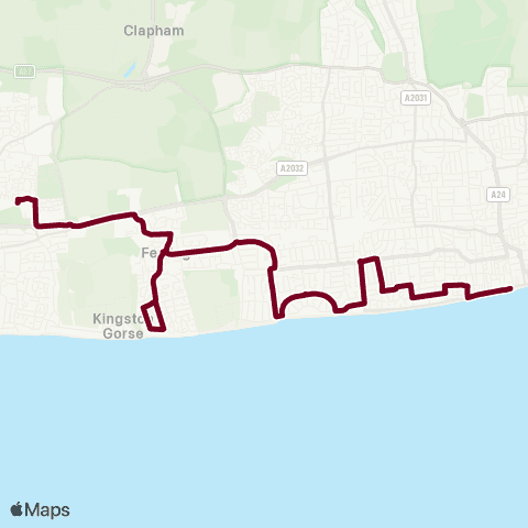 Compass Travel Florida Road - Marine Parade map