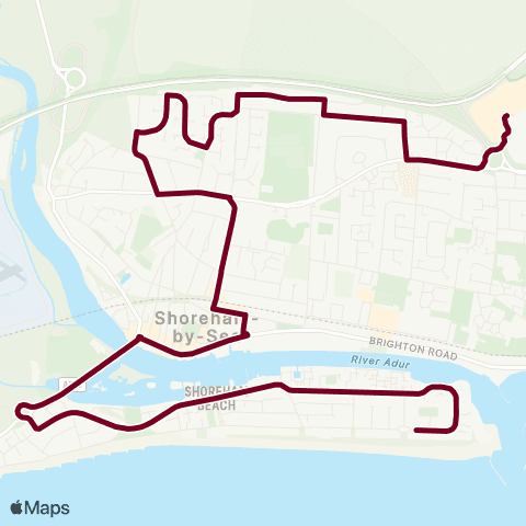 Compass Travel Holmbush Centre - The Burrells map