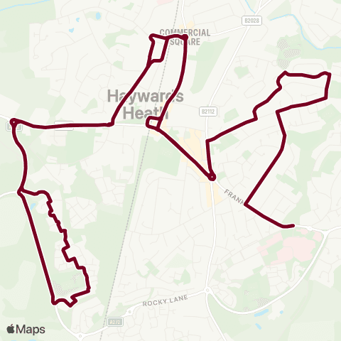 Compass Travel Princess Royal Hosp - Princess Royal Hosp map