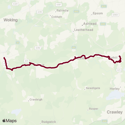 Compass Travel Friary Bus Station - Redhill Bus Station map