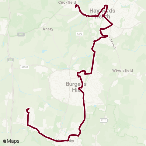 Compass Travel Willow Way - Sainsbury's map