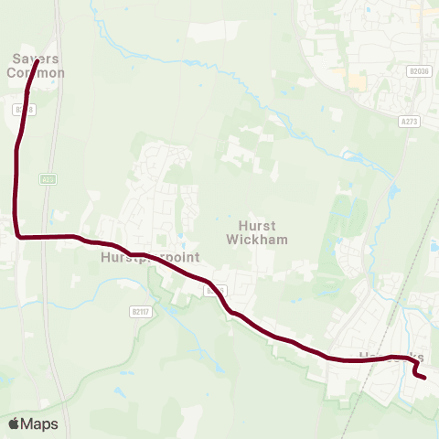 Compass Travel School - Downlands Community School map