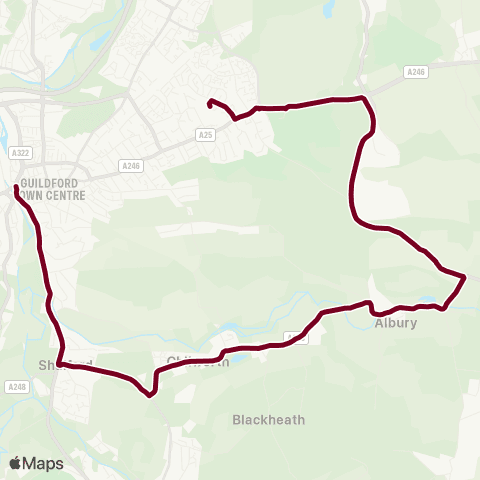 Compass Travel St Peters School - Friary Bus Station map