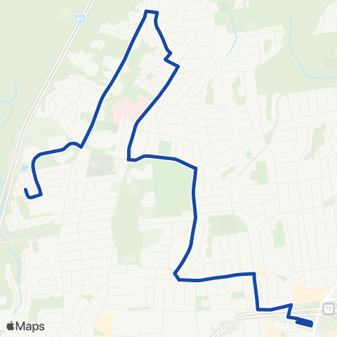 CTTransit New Britain Burritt Street map