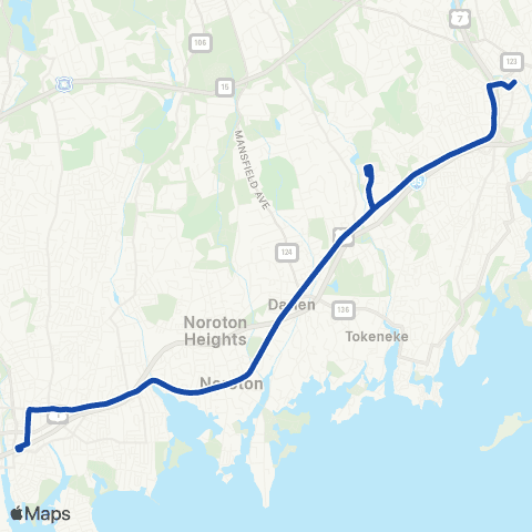 CTTransit Stamford Norwalk map