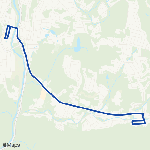 CTTransit Waterbury New Haven Rd map