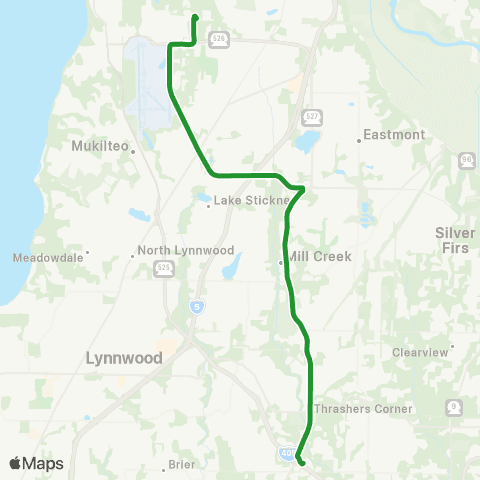 Community Transit Swift | Seaway TC - Canyon Park P&R map