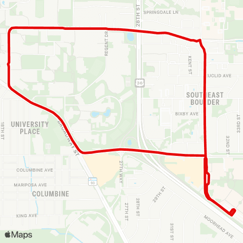 CU-Boulder Williams Village map