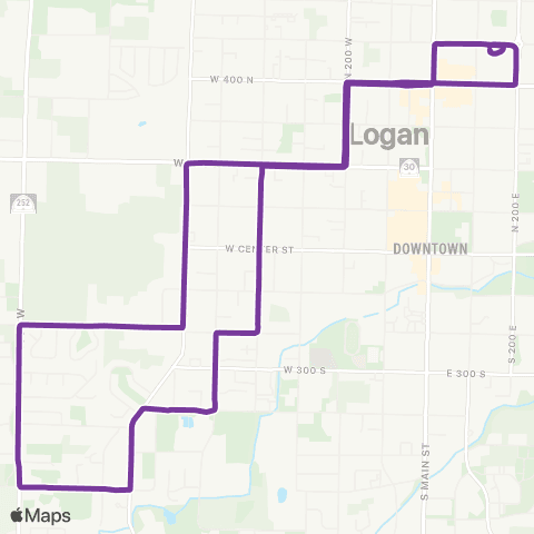 Cache Valley Transit District Fairgrounds/Woodruff Elementary map