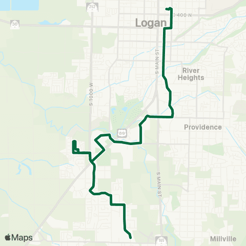 Cache Valley Transit District ICON/Nibley map