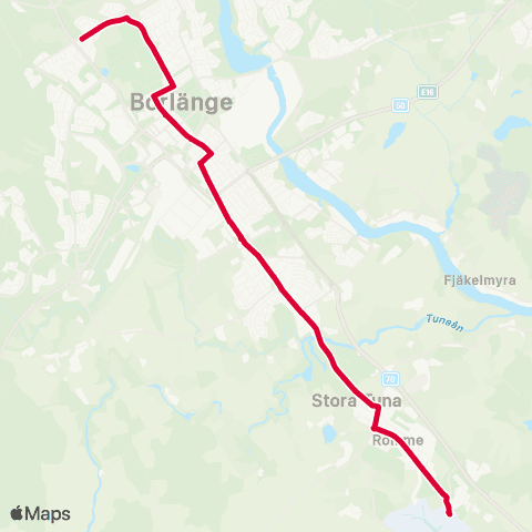 Dalatrafik Harstigen—Dala Airport map