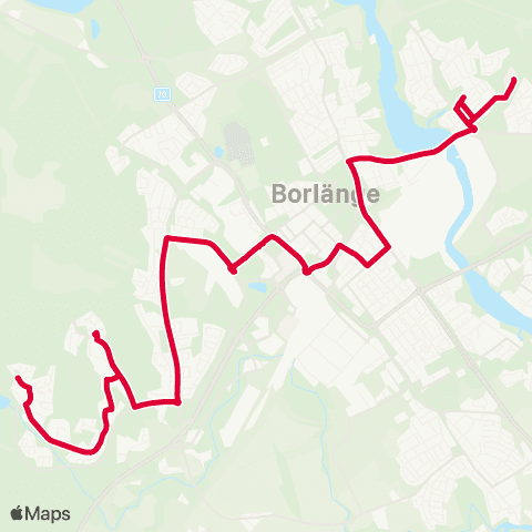 Dalatrafik Jaxrondellen—Bergebyvägen map