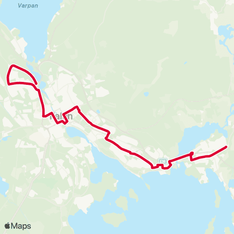 Dalatrafik Slätta centrum—Klingvägen map