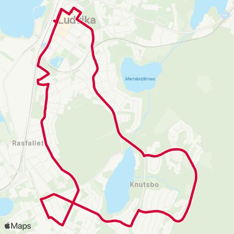 Dalatrafik Ludvika resecentrum—Ludvika resecentrum map