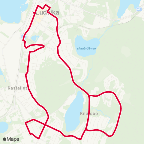 Dalatrafik Ludvika resecentrum—Ludvika resecentrum map