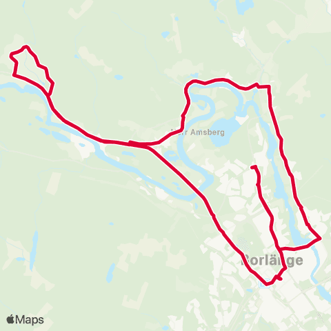 Dalatrafik Kvarnsvedens skola skolbusshållplats—Färjenäs södra map