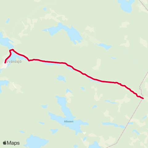 Dalatrafik Svärdsjö centrum—Stocksbo Storån map